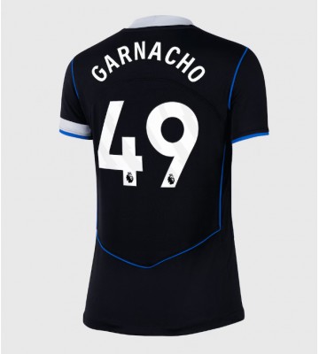 Chelsea Alejandro Garnacho #49 Tercera Equipación Mujer 2025-26 Manga Corta